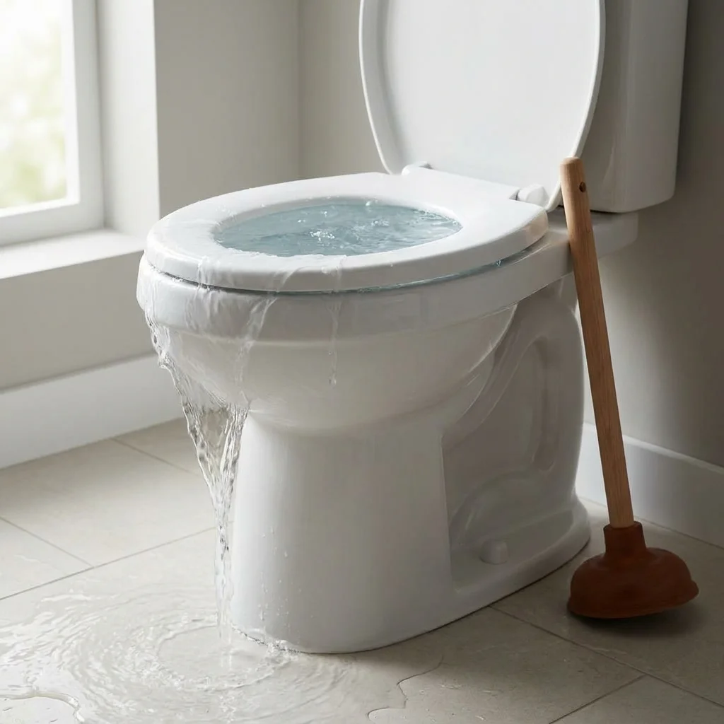 WC Bouch&eacute; qui d&eacute;borde &middot; image &agrave; la une