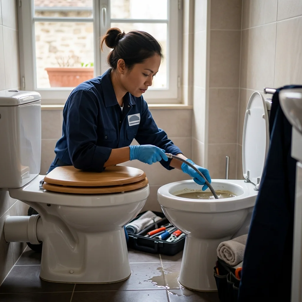WC Bouch&eacute; qui d&eacute;borde &middot; image &agrave; la une