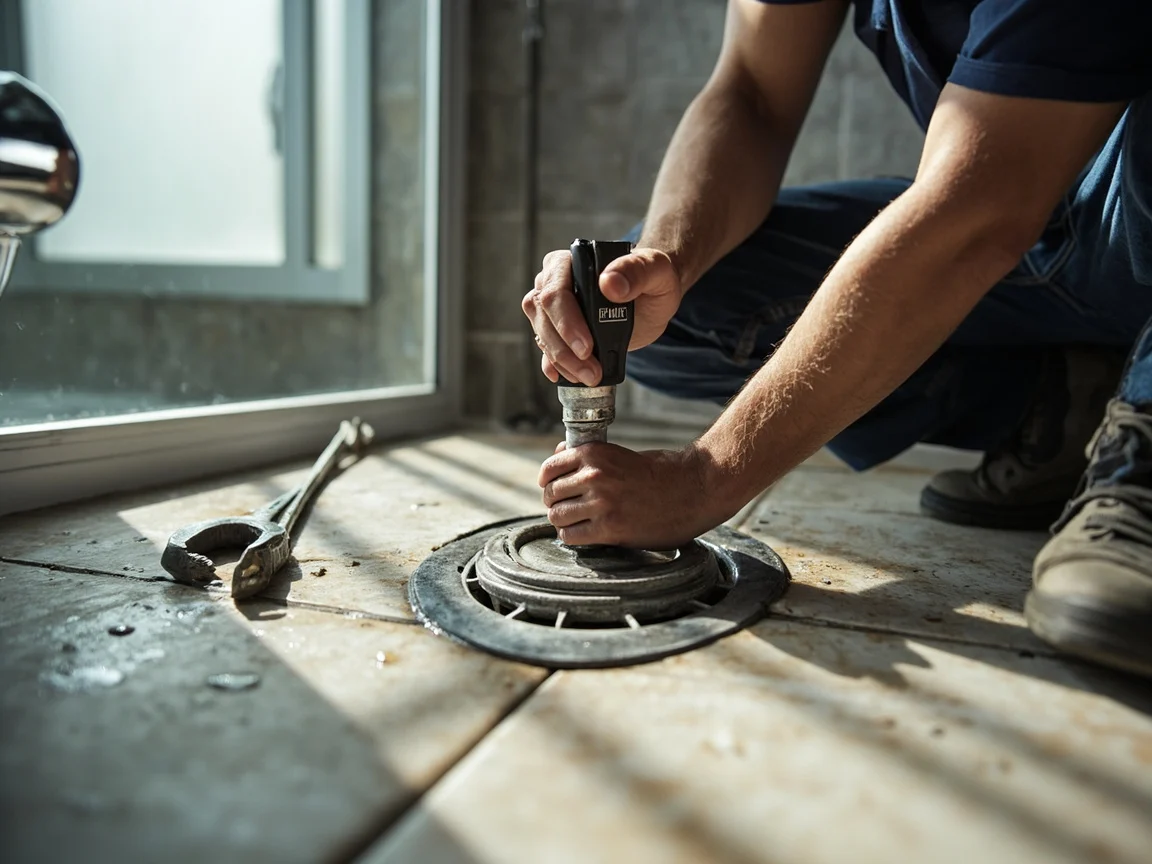 D&eacute;bouchage Douche &middot; image &agrave; la une