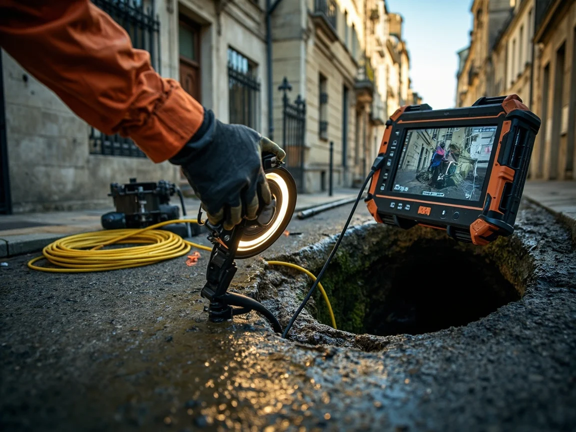 Inspection Cam&eacute;ra canalisation &middot; image &agrave; la une