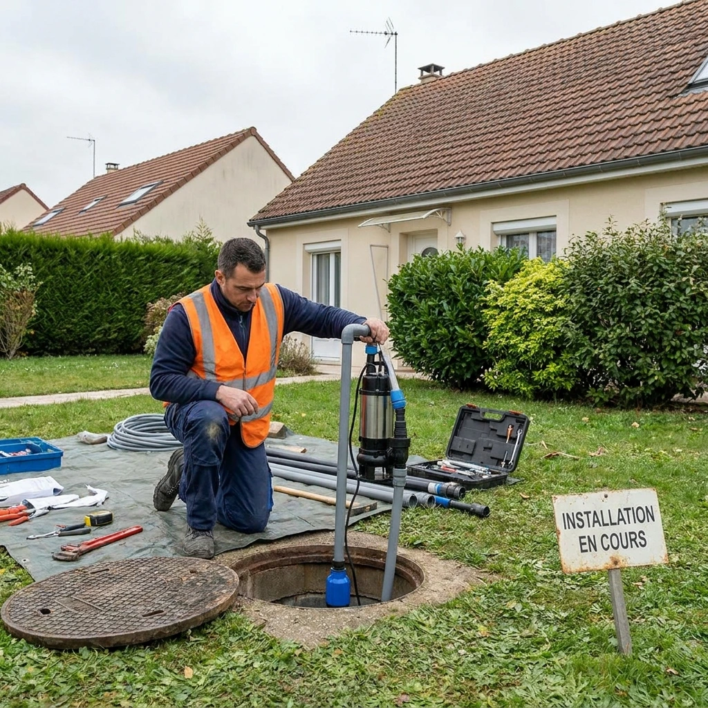 Installation Pompe de Relevage &middot; image &agrave; la une