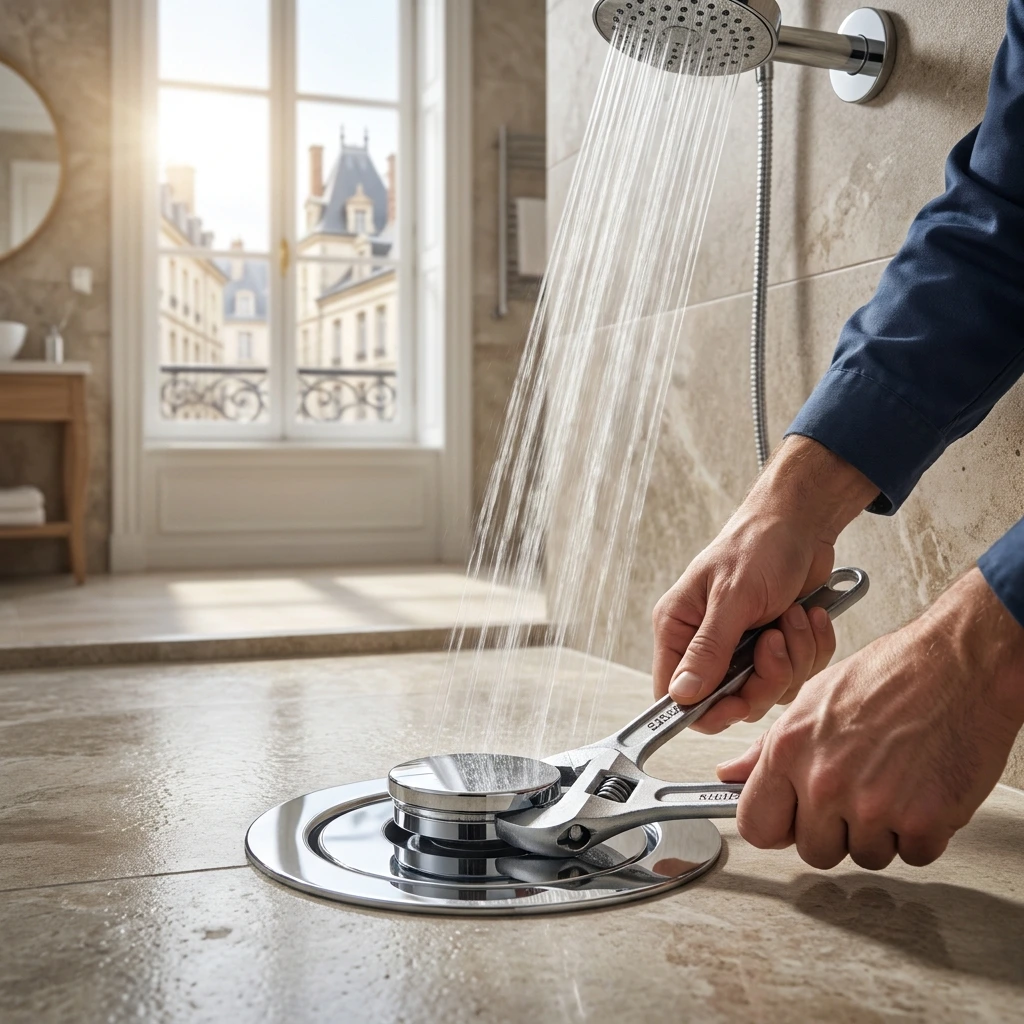D&eacute;bouchage Douche &middot; image &agrave; la une