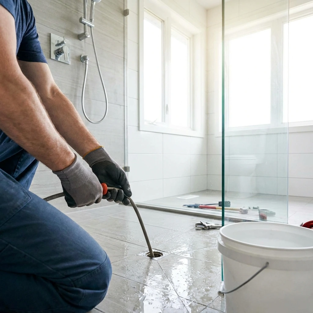 D&eacute;bouchage Douche &middot; image &agrave; la une