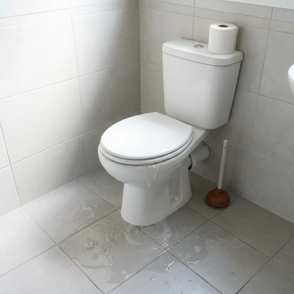 WC Bouch&eacute; qui d&eacute;borde &middot; image &agrave; la une