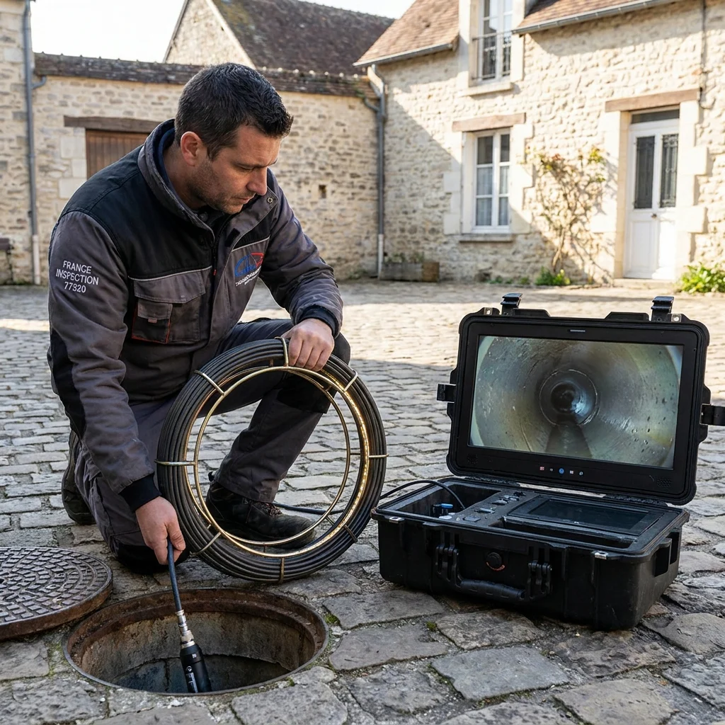 Inspection Cam&eacute;ra canalisation &middot; image &agrave; la une
