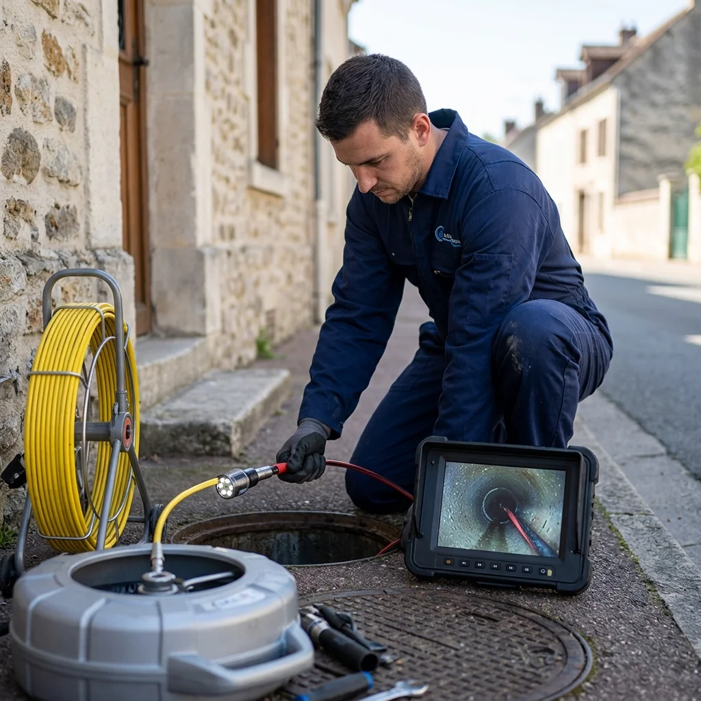 Inspection Cam&eacute;ra canalisation &middot; image &agrave; la une