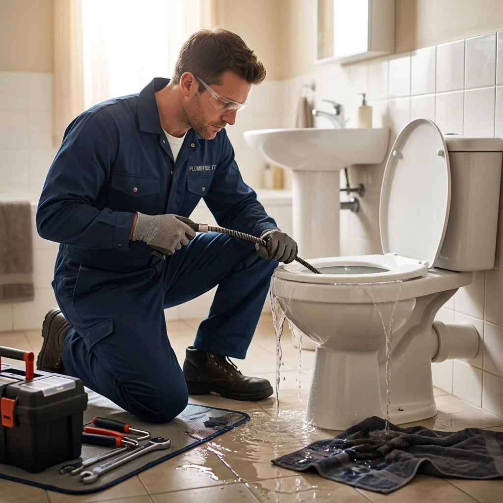 WC Bouch&eacute; qui d&eacute;borde &middot; image &agrave; la une