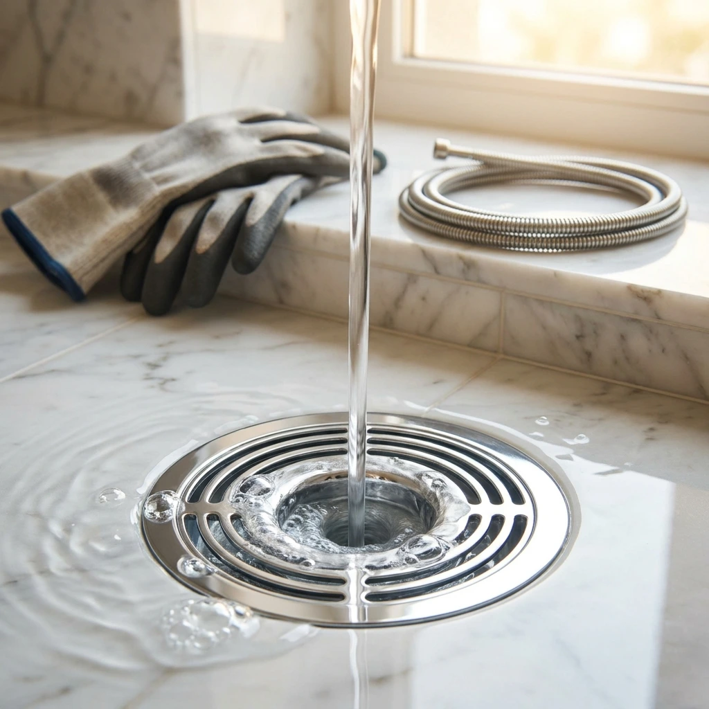 D&eacute;bouchage Douche &middot; image &agrave; la une