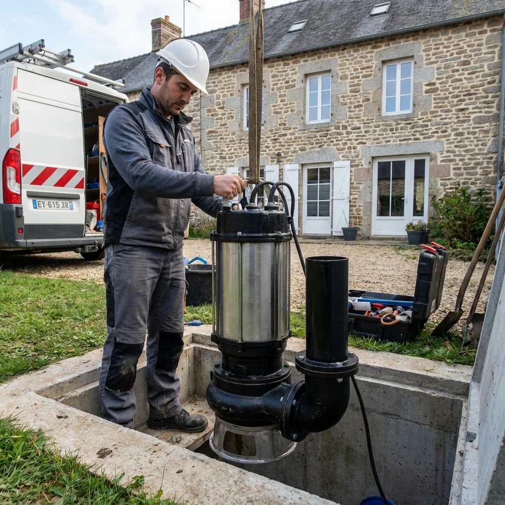 Installation Pompe de Relevage &middot; image &agrave; la une
