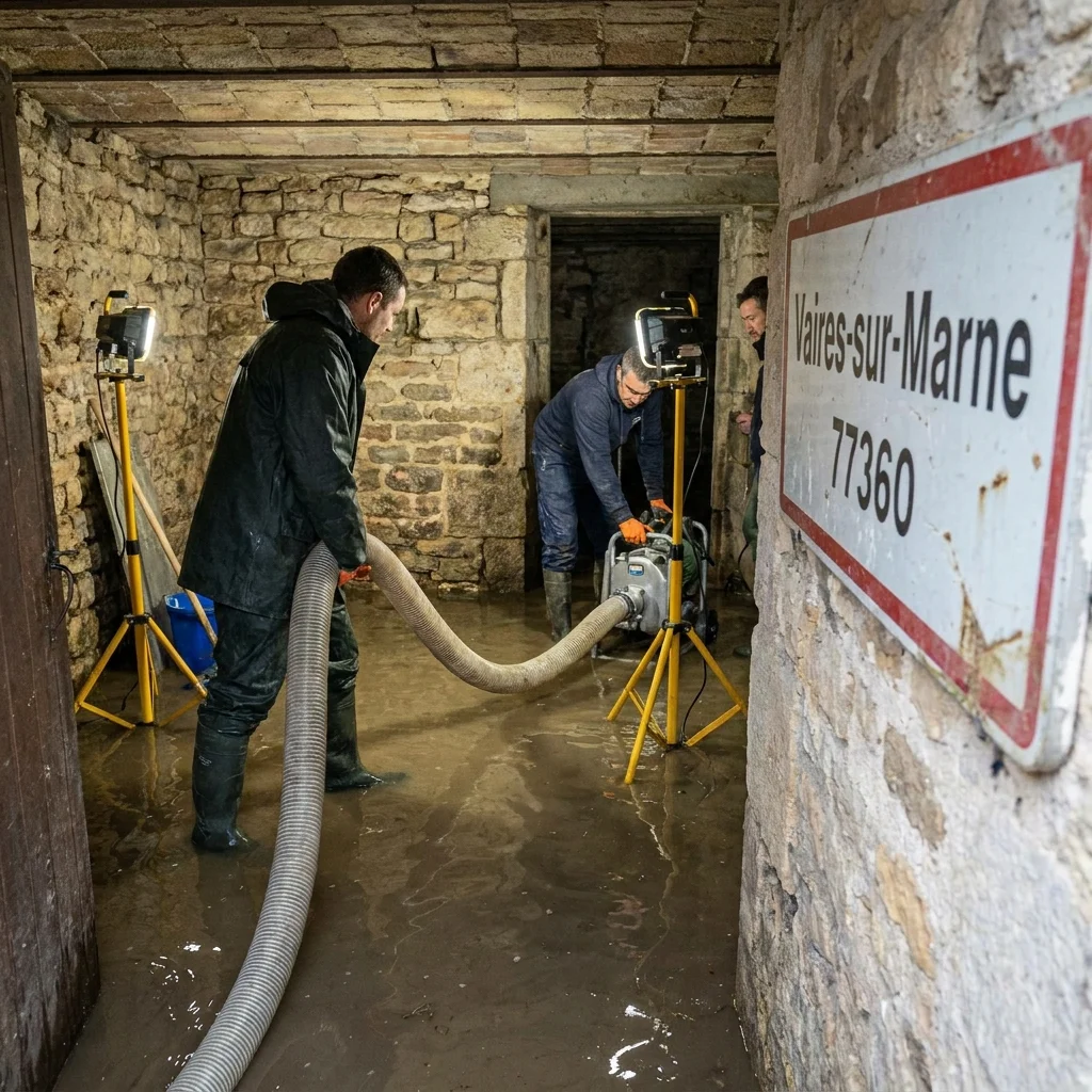 Pompage Cave inond&eacute;e &middot; image &agrave; la une