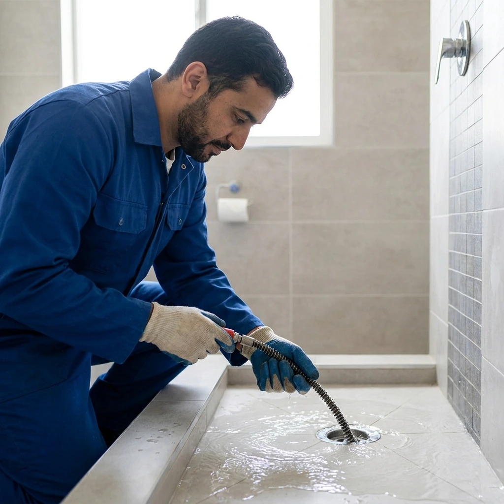 D&eacute;bouchage Douche &middot; image &agrave; la une