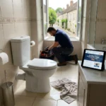 WC Bouch&eacute; qui d&eacute;borde &mdash; WC Bouch&eacute; qui d&eacute;borde &agrave; Combs-la-Ville (77380) &middot; image &agrave; la une