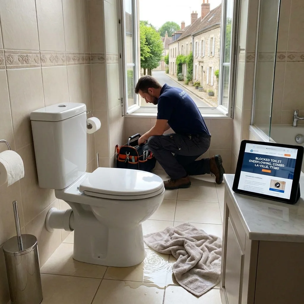 WC Bouch&eacute; qui d&eacute;borde &middot; image &agrave; la une