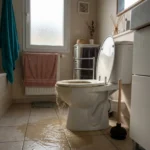 WC Bouch&eacute; qui d&eacute;borde &mdash; WC Bouch&eacute; qui d&eacute;borde &agrave; Chaumes-en-Brie (77390) &middot; image &agrave; la une