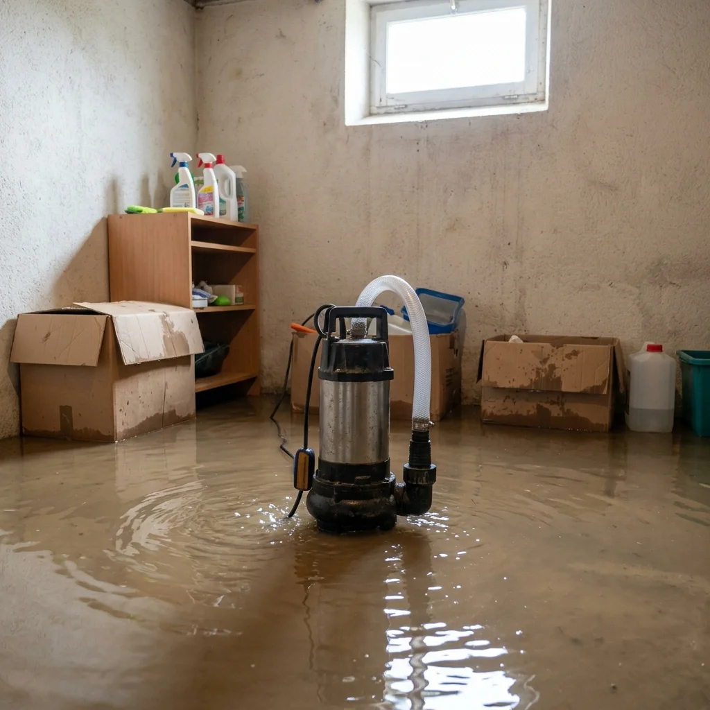 Pompage Cave inond&eacute;e &middot; image &agrave; la une