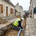 Raccordement Tout-&agrave;-l'&eacute;gout &mdash; Raccordement Tout-&agrave;-l'&eacute;gout &agrave; Guignes (77390) &middot; image &agrave; la une