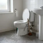 WC Bouch&eacute; qui d&eacute;borde &mdash; WC Bouch&eacute; qui d&eacute;borde &agrave; Guignes (77390) &middot; image &agrave; la une
