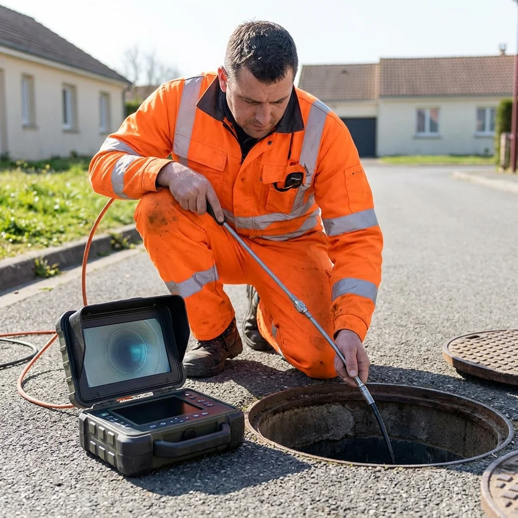 Inspection Cam&eacute;ra canalisation &middot; image &agrave; la une