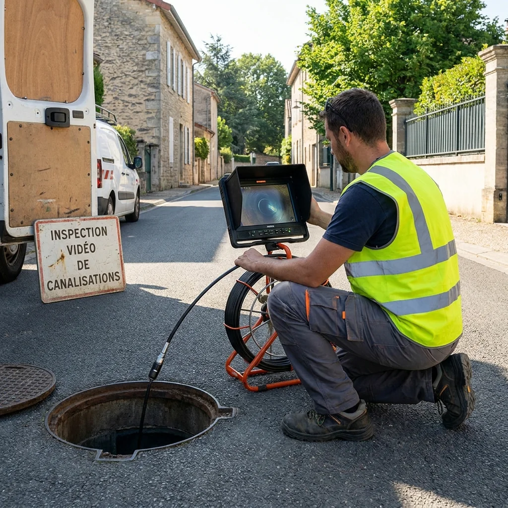 Inspection Cam&eacute;ra canalisation &middot; image &agrave; la une