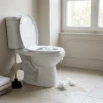 WC Bouch&eacute; qui d&eacute;borde &mdash; WC Bouch&eacute; qui d&eacute;borde &agrave; Pomponne (77400) &middot; image &agrave; la une