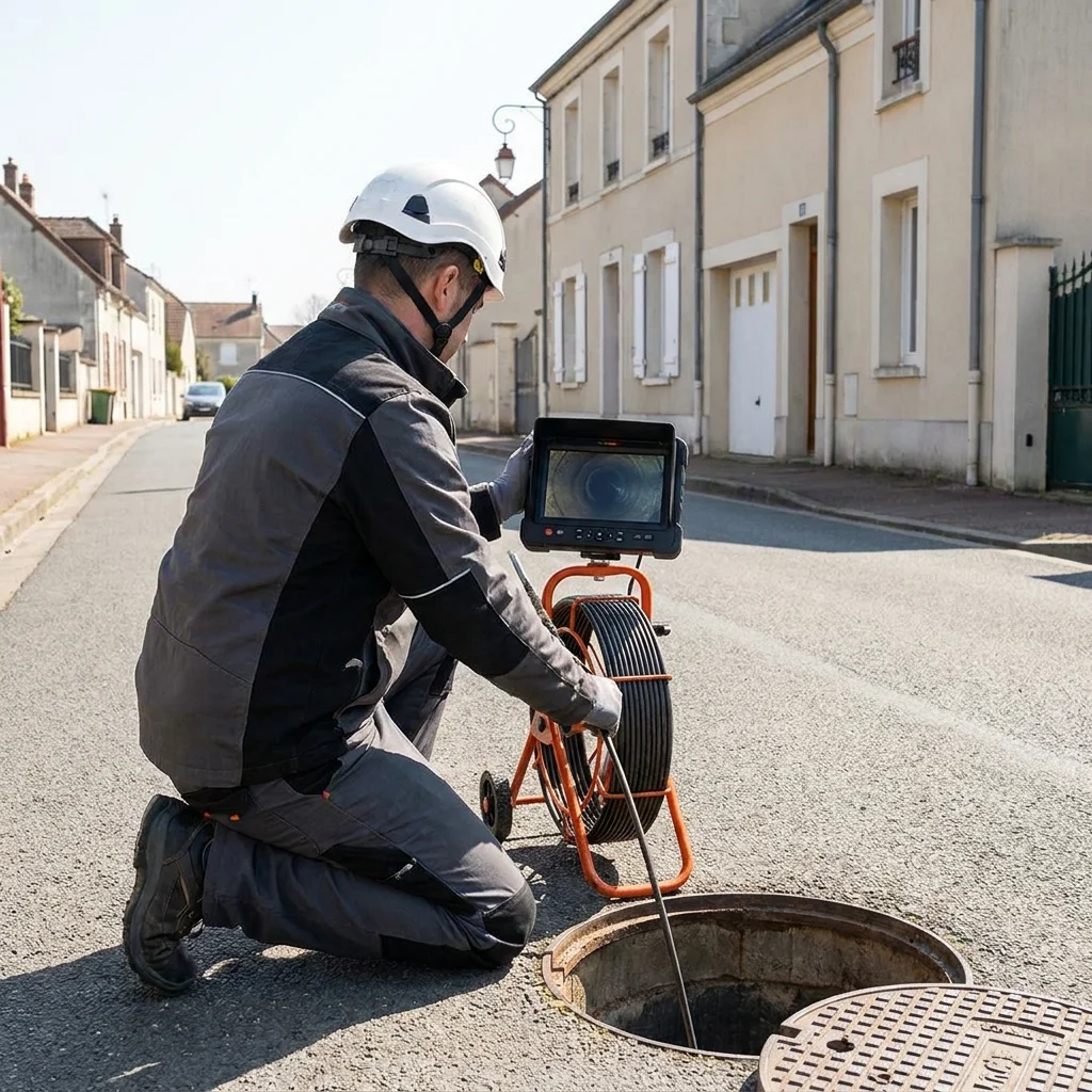 Inspection Cam&eacute;ra canalisation &middot; image &agrave; la une