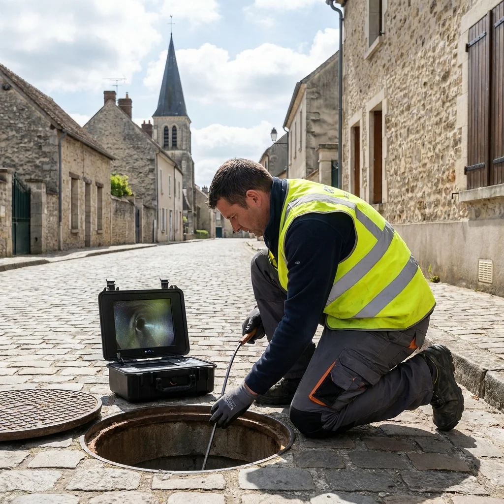 Inspection Cam&eacute;ra canalisation &middot; image &agrave; la une