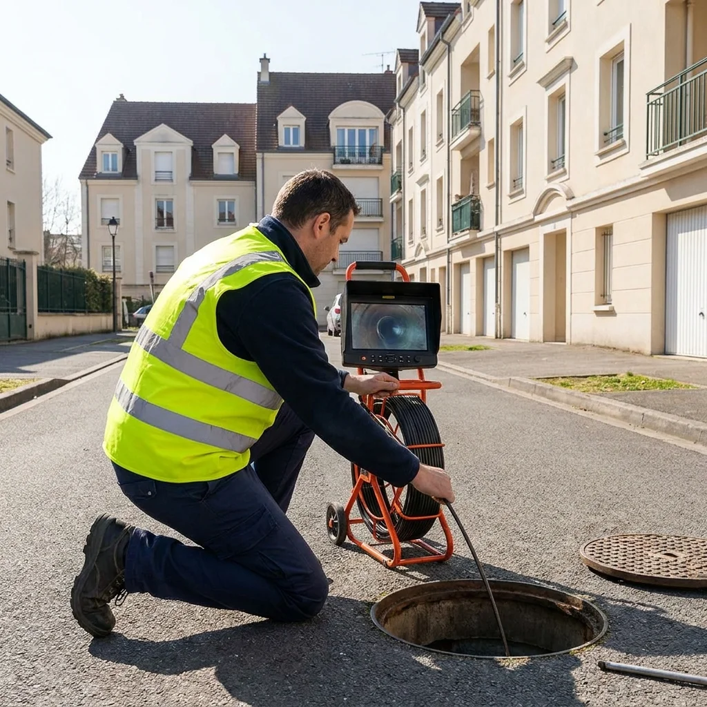 Inspection Cam&eacute;ra canalisation &middot; image &agrave; la une