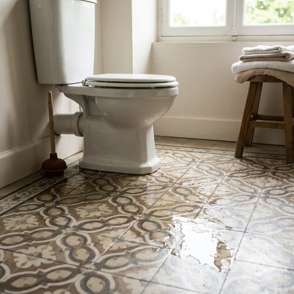 WC Bouch&eacute; qui d&eacute;borde &middot; image &agrave; la une