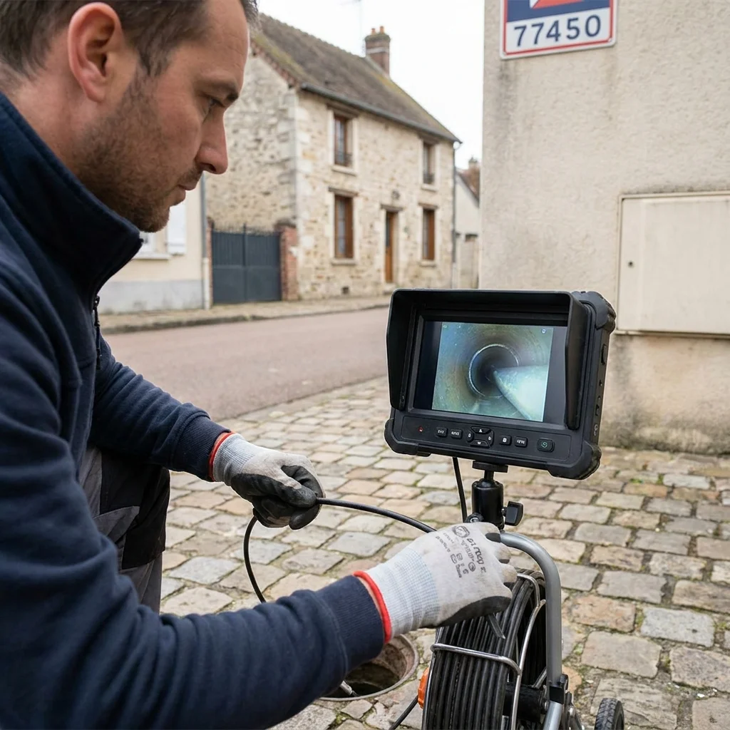 Inspection Cam&eacute;ra canalisation &middot; image &agrave; la une