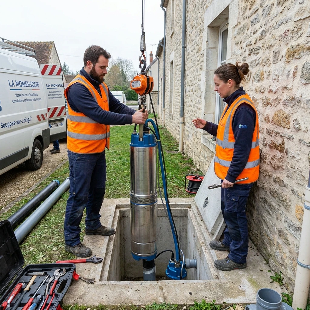 Installation Pompe de Relevage &middot; image &agrave; la une