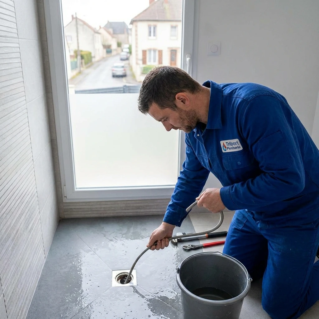 D&eacute;bouchage Douche &middot; image &agrave; la une