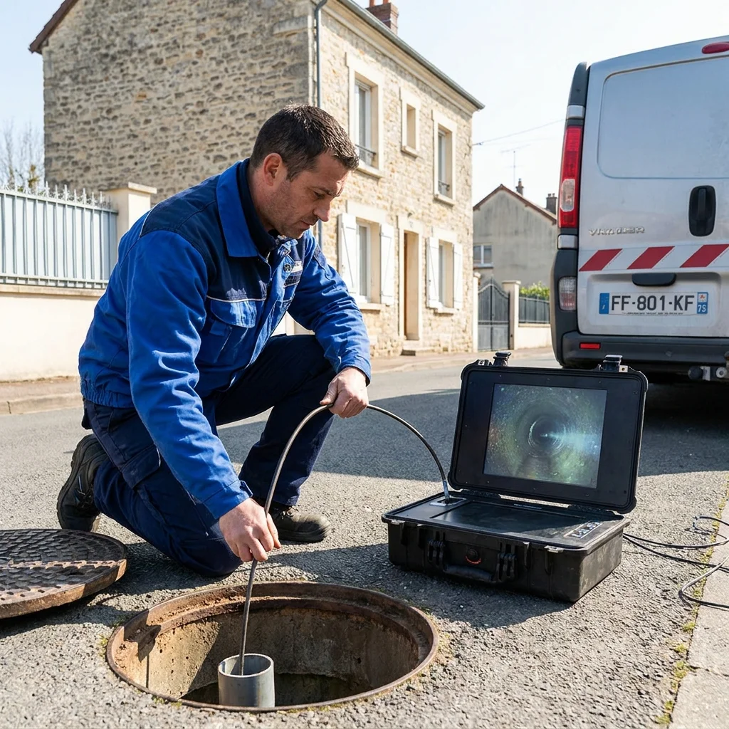 Inspection Cam&eacute;ra canalisation &middot; image &agrave; la une