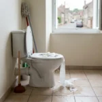 WC Bouch&eacute; qui d&eacute;borde &mdash; WC Bouch&eacute; qui d&eacute;borde &agrave; Trilport (77470) &middot; image &agrave; la une