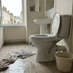 WC Bouch&eacute; qui d&eacute;borde &mdash; WC Bouch&eacute; qui d&eacute;borde &agrave; Bray-sur-Seine (77480) &middot; image &agrave; la une