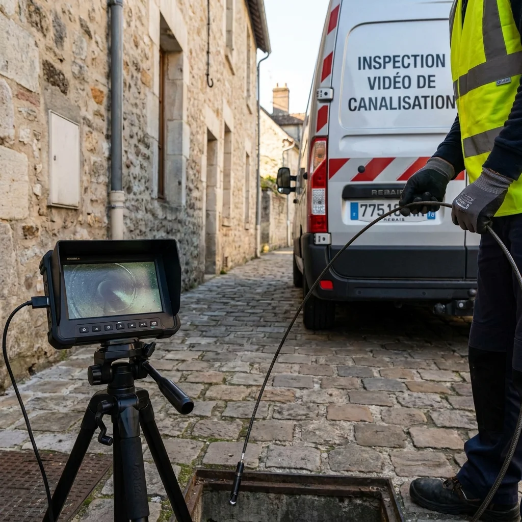 Inspection Cam&eacute;ra canalisation &middot; image &agrave; la une