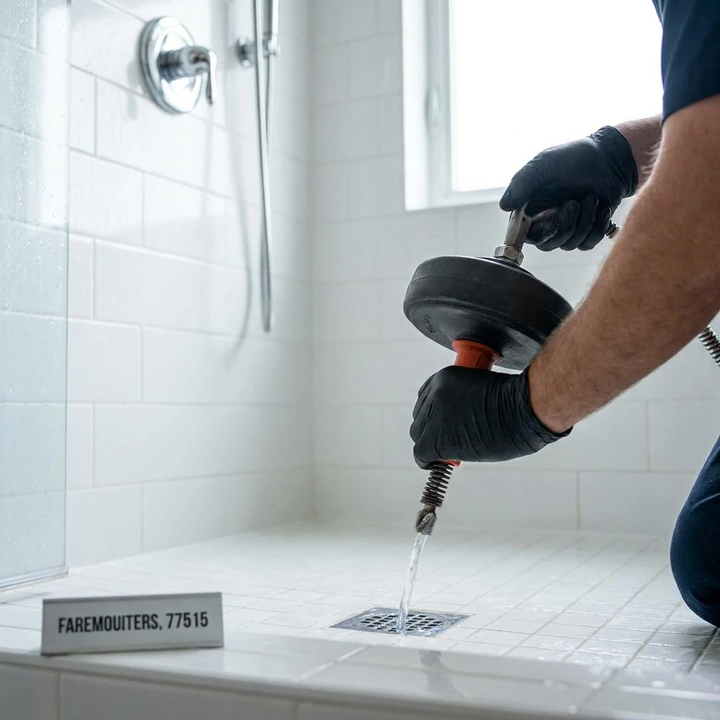 D&eacute;bouchage Douche &middot; image &agrave; la une