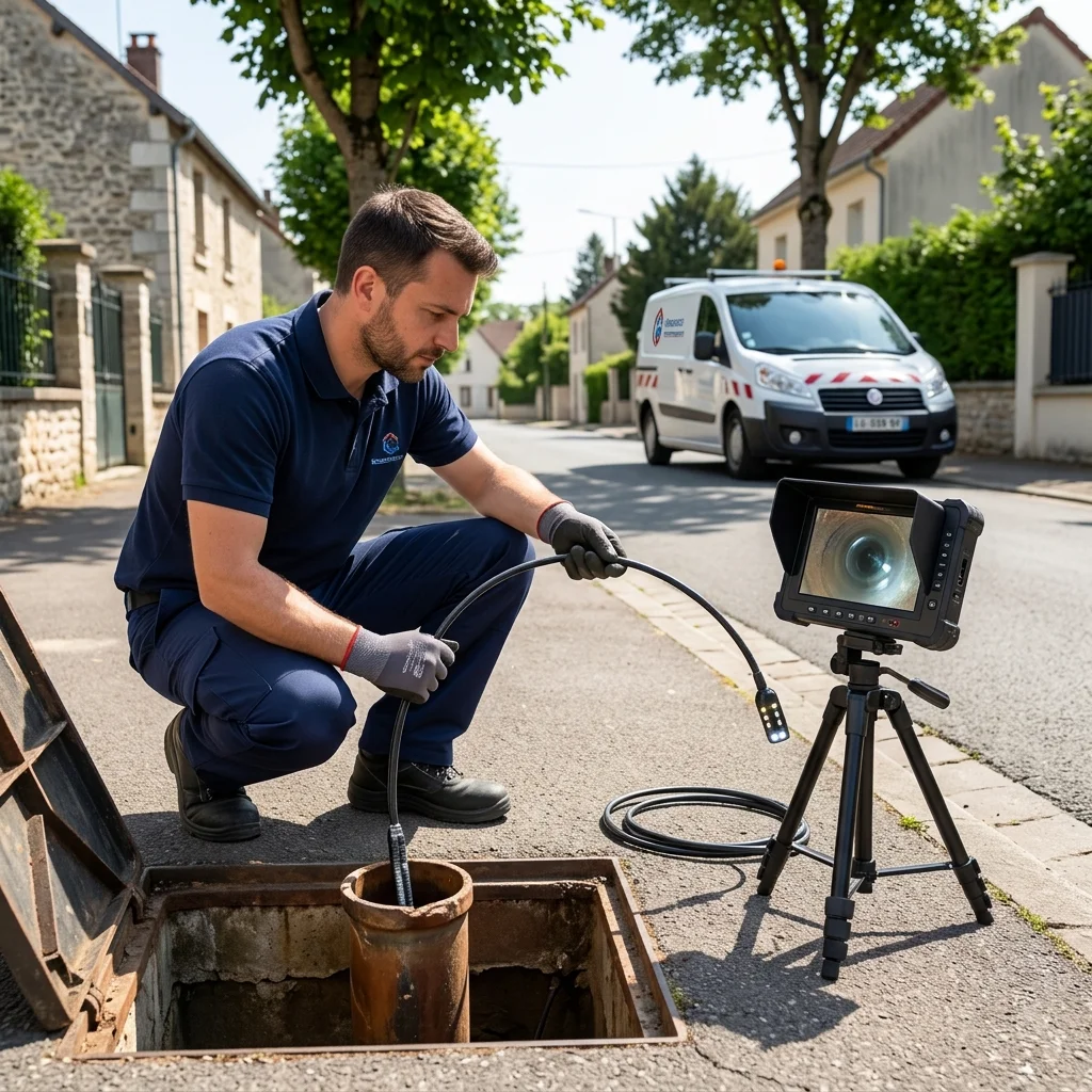 Inspection Cam&eacute;ra canalisation &middot; image &agrave; la une