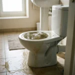 WC Bouch&eacute; qui d&eacute;borde &mdash; WC Bouch&eacute; qui d&eacute;borde &agrave; Faremoutiers (77515) &middot; image &agrave; la une