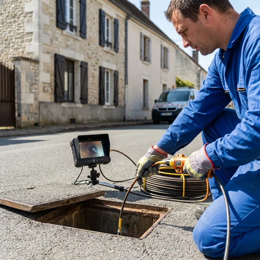 Inspection Cam&eacute;ra canalisation &middot; image &agrave; la une