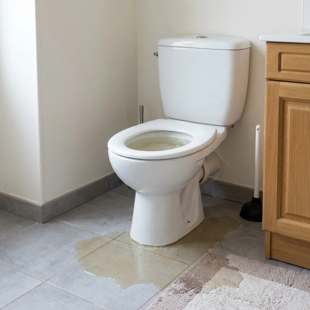 WC Bouch&eacute; qui d&eacute;borde &middot; image &agrave; la une