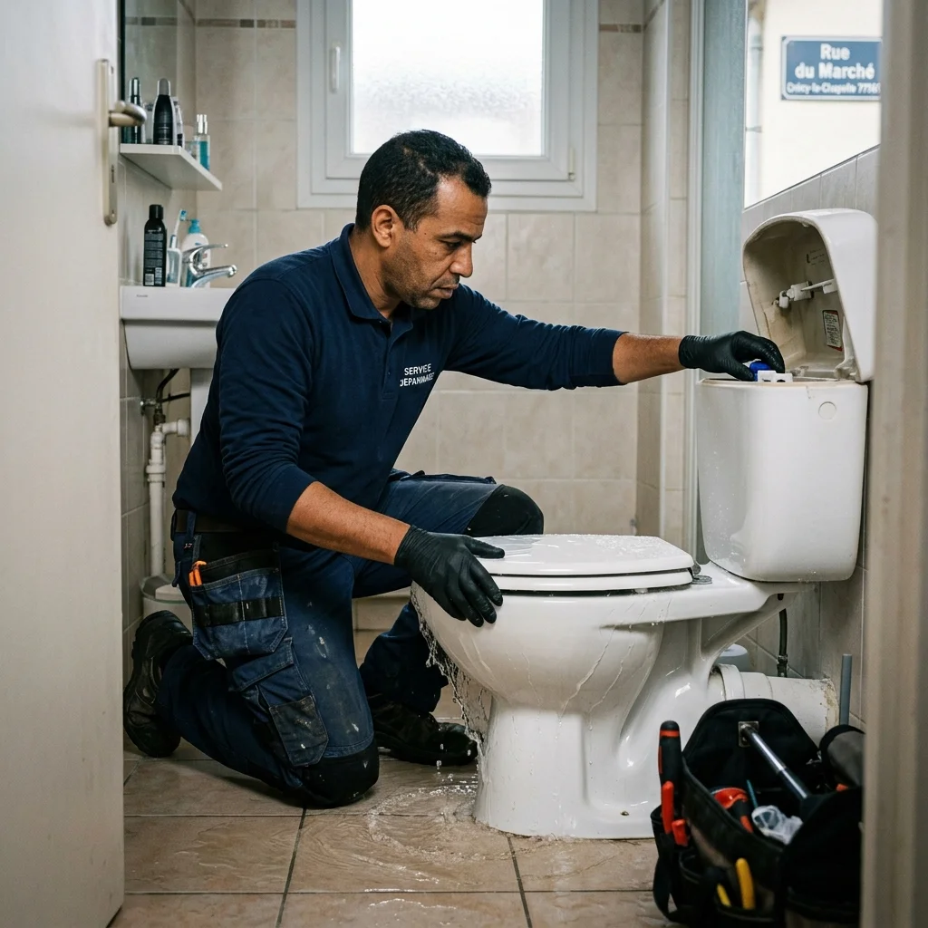 WC Bouch&eacute; qui d&eacute;borde &middot; image &agrave; la une