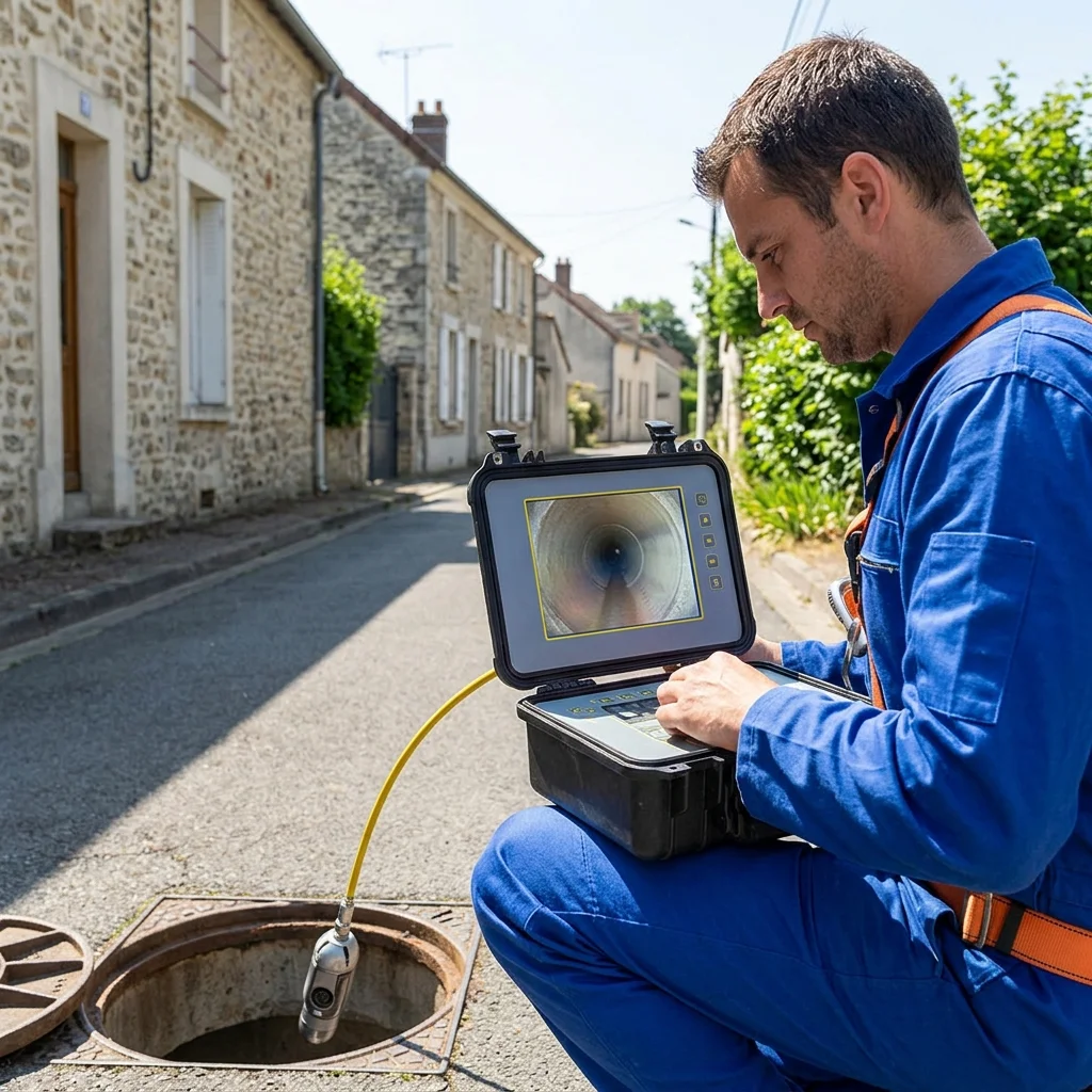 Inspection Cam&eacute;ra canalisation &middot; image &agrave; la une