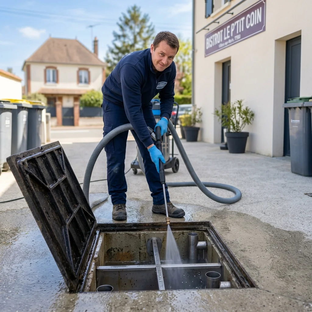 Nettoyage Bac &agrave; graisse &middot; image &agrave; la une