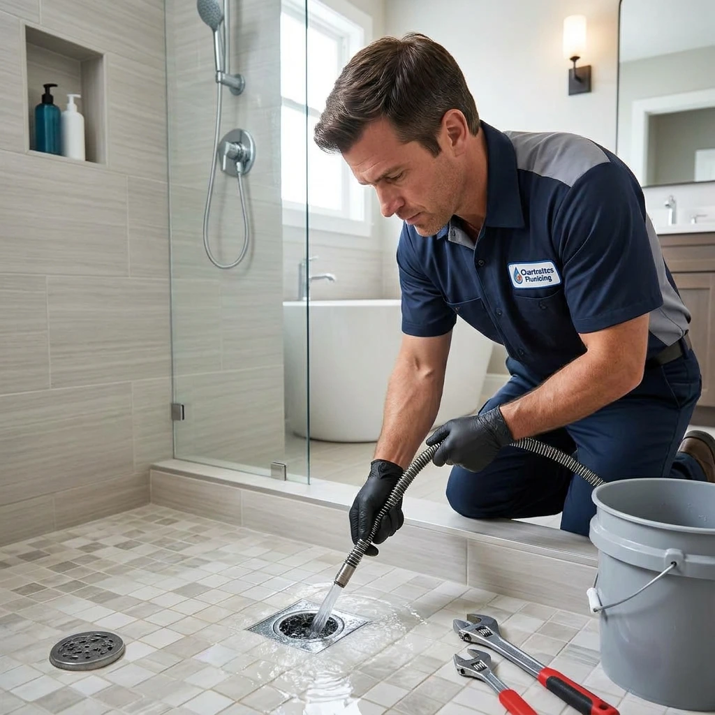 D&eacute;bouchage Douche &middot; image &agrave; la une