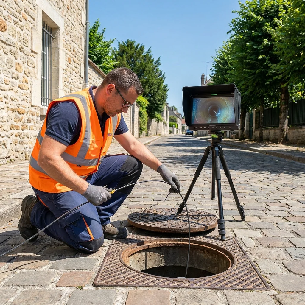 Inspection Cam&eacute;ra canalisation &middot; image &agrave; la une