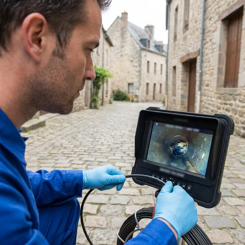 Inspection Cam&eacute;ra canalisation &middot; image &agrave; la une
