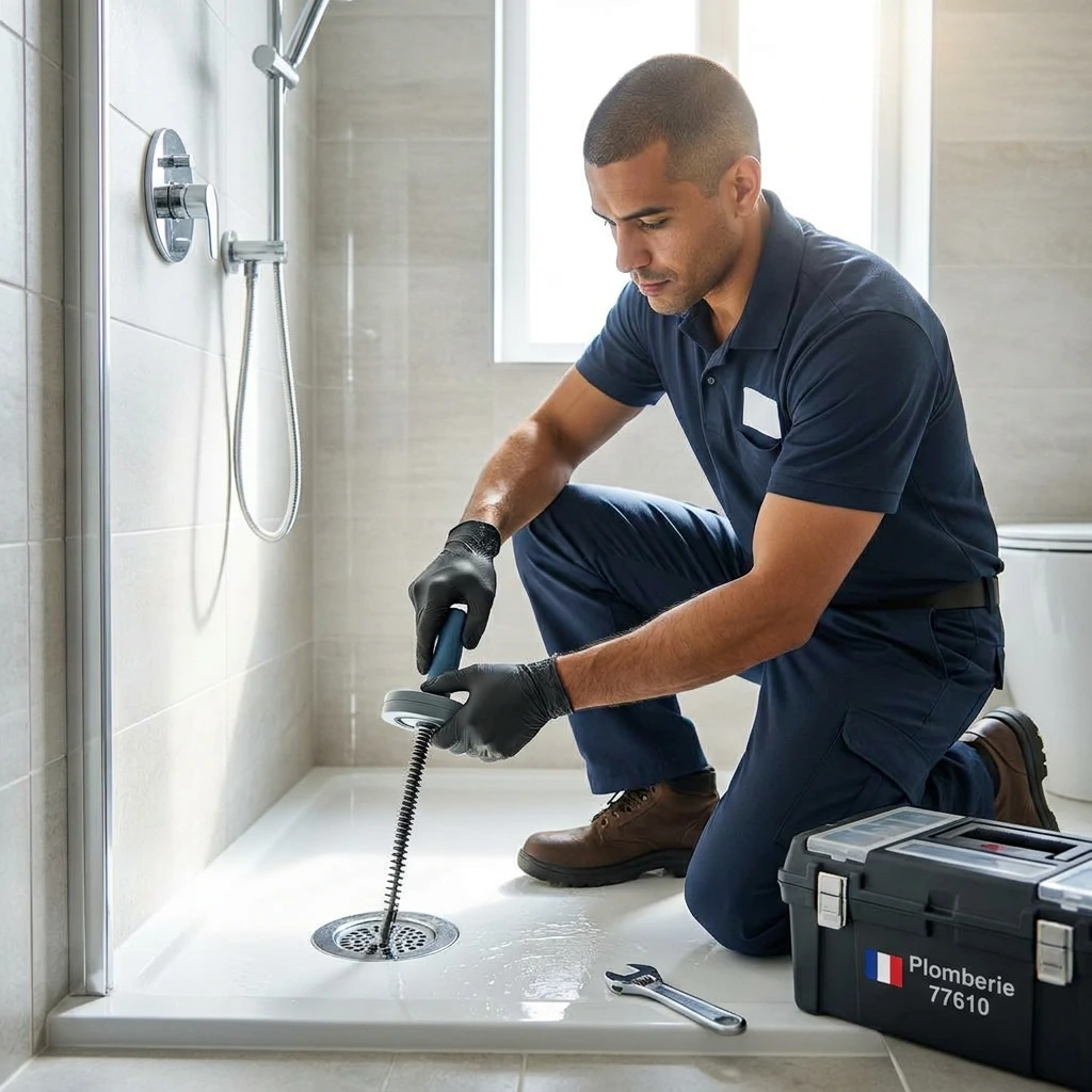 D&eacute;bouchage Douche &middot; image &agrave; la une