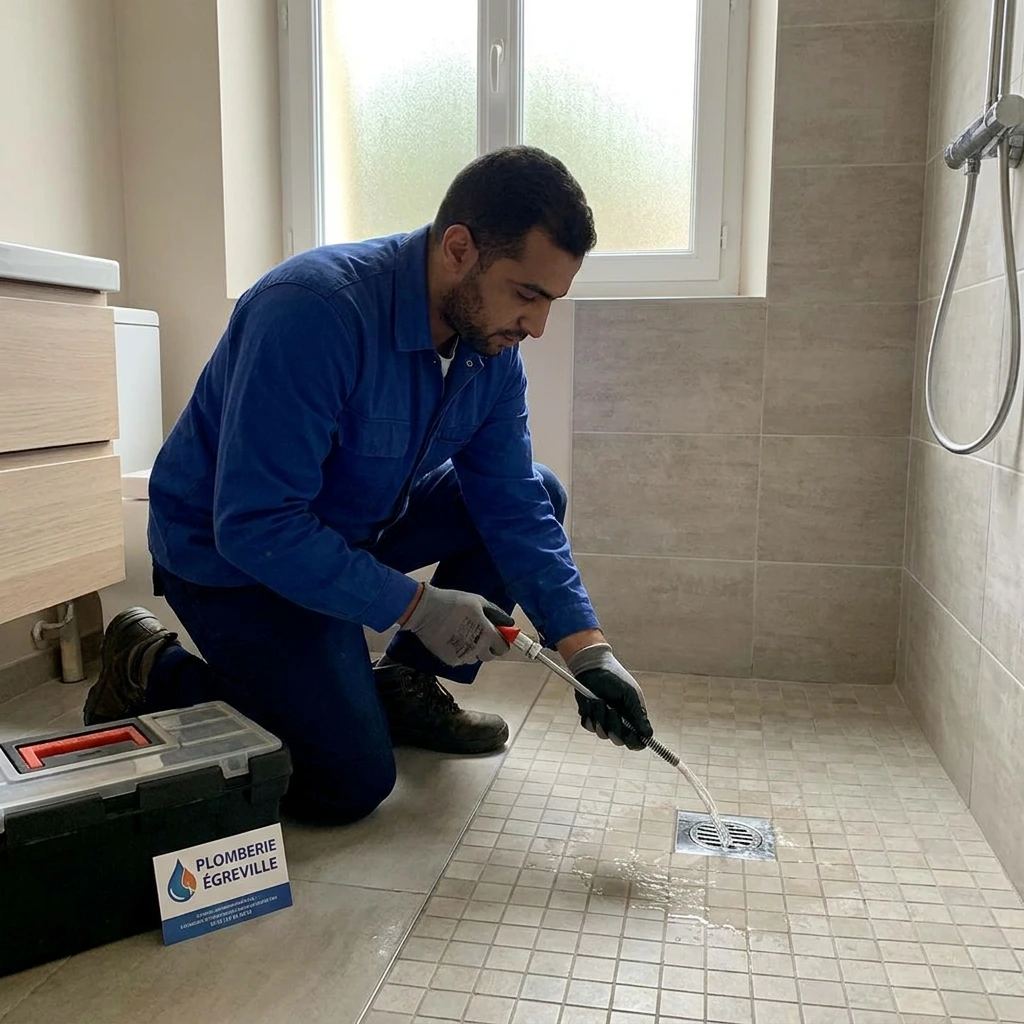 D&eacute;bouchage Douche &middot; image &agrave; la une