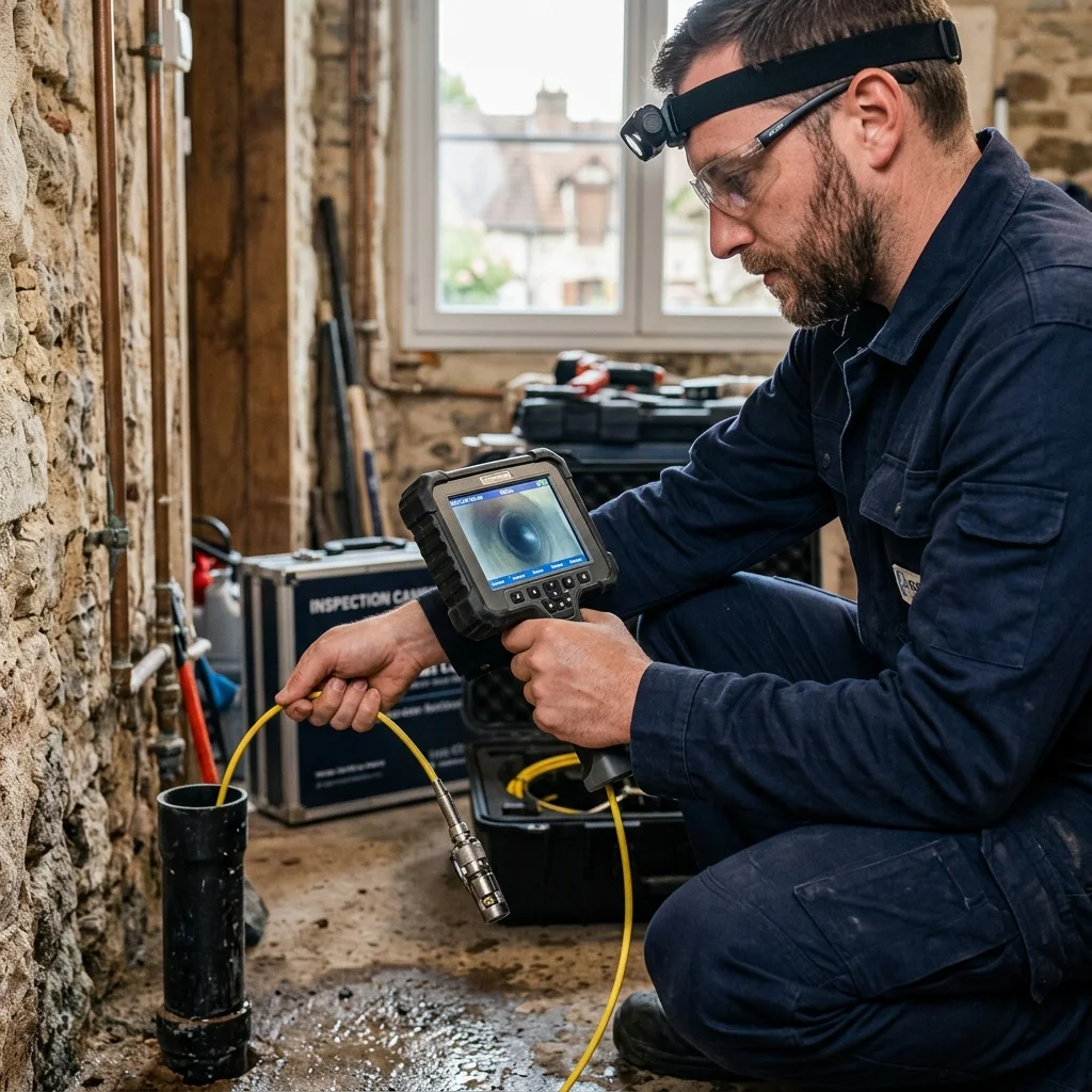Inspection Cam&eacute;ra canalisation &middot; image &agrave; la une