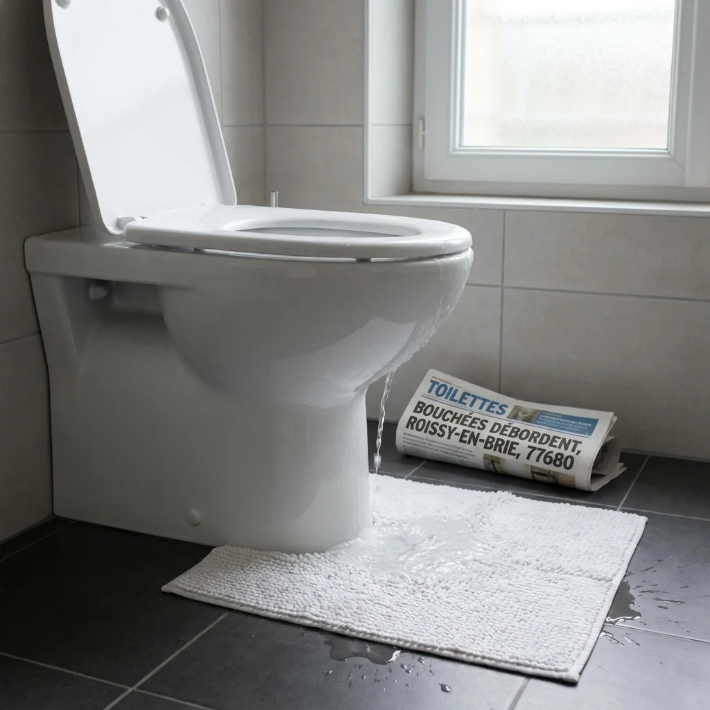 WC Bouch&eacute; qui d&eacute;borde &middot; image &agrave; la une
